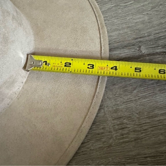 Texas Country Western Boots Authentic Suede Tan Flat Brim Cowboy Hat - Picture 11 of 11